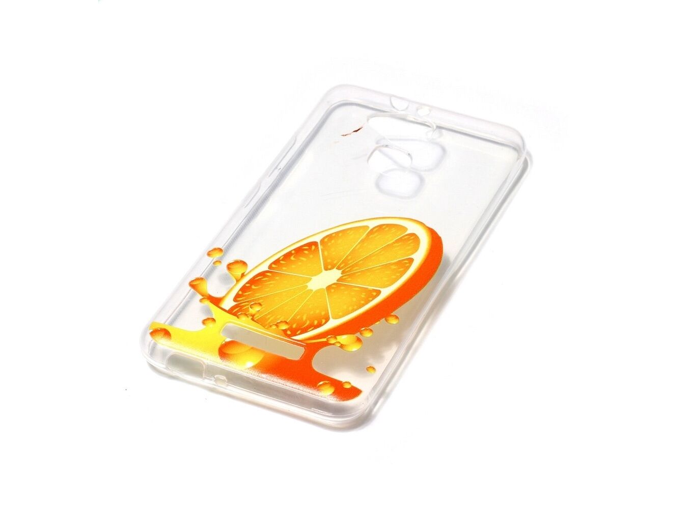 Sedative Mindful Have a bath Asus Zenfone 3 MAX ZC520TL Husa TPU (silicon), Orange